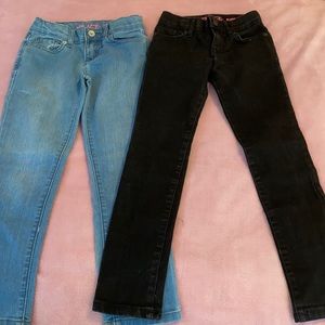 Two pairs of skinny jeans